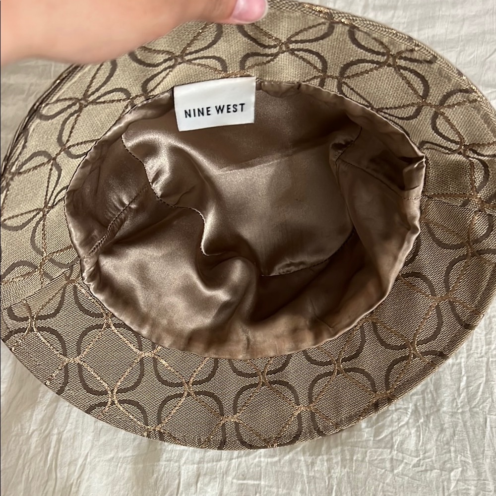 Nine West Brown Bucket Hat with Classic Silhouette - Picture 2 of 4
